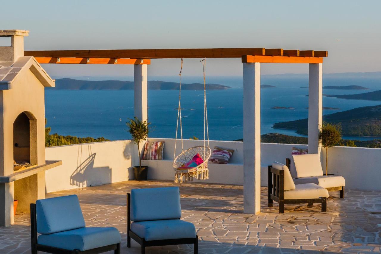 Villa Zlatno Sunce In The Hills Near Trogir Vrsine Extérieur photo