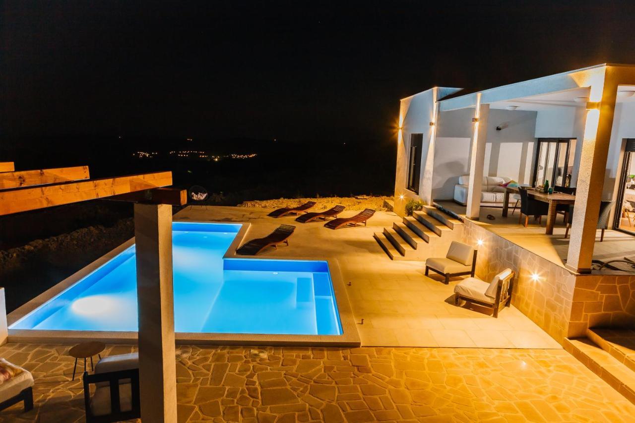 Villa Zlatno Sunce In The Hills Near Trogir Vrsine Extérieur photo